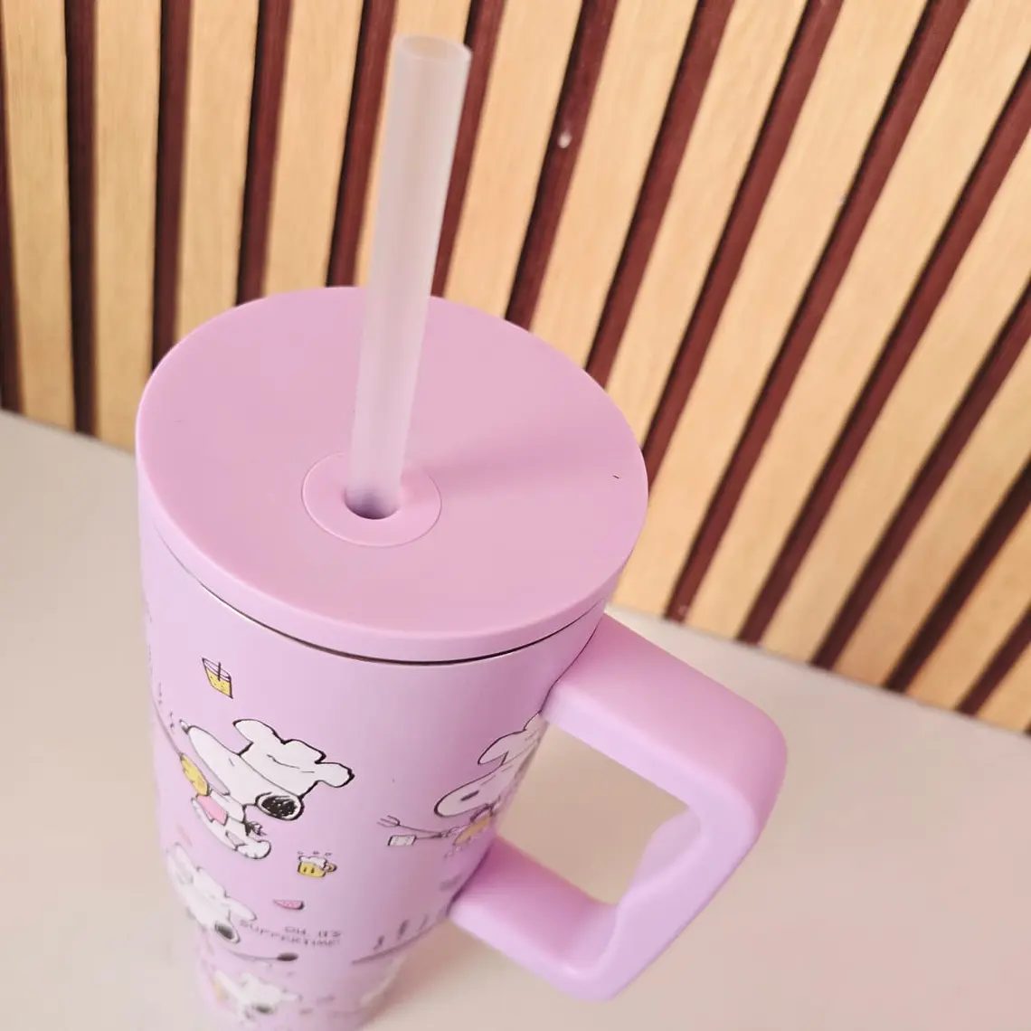 TERMO CON AGARRADERA SNOOPY MOD #26-TERMO-008 7