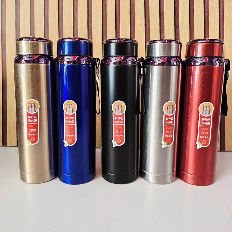 TERMO 1L COLORES METÁLICO LISOS MOD #25-TERMO-150 1