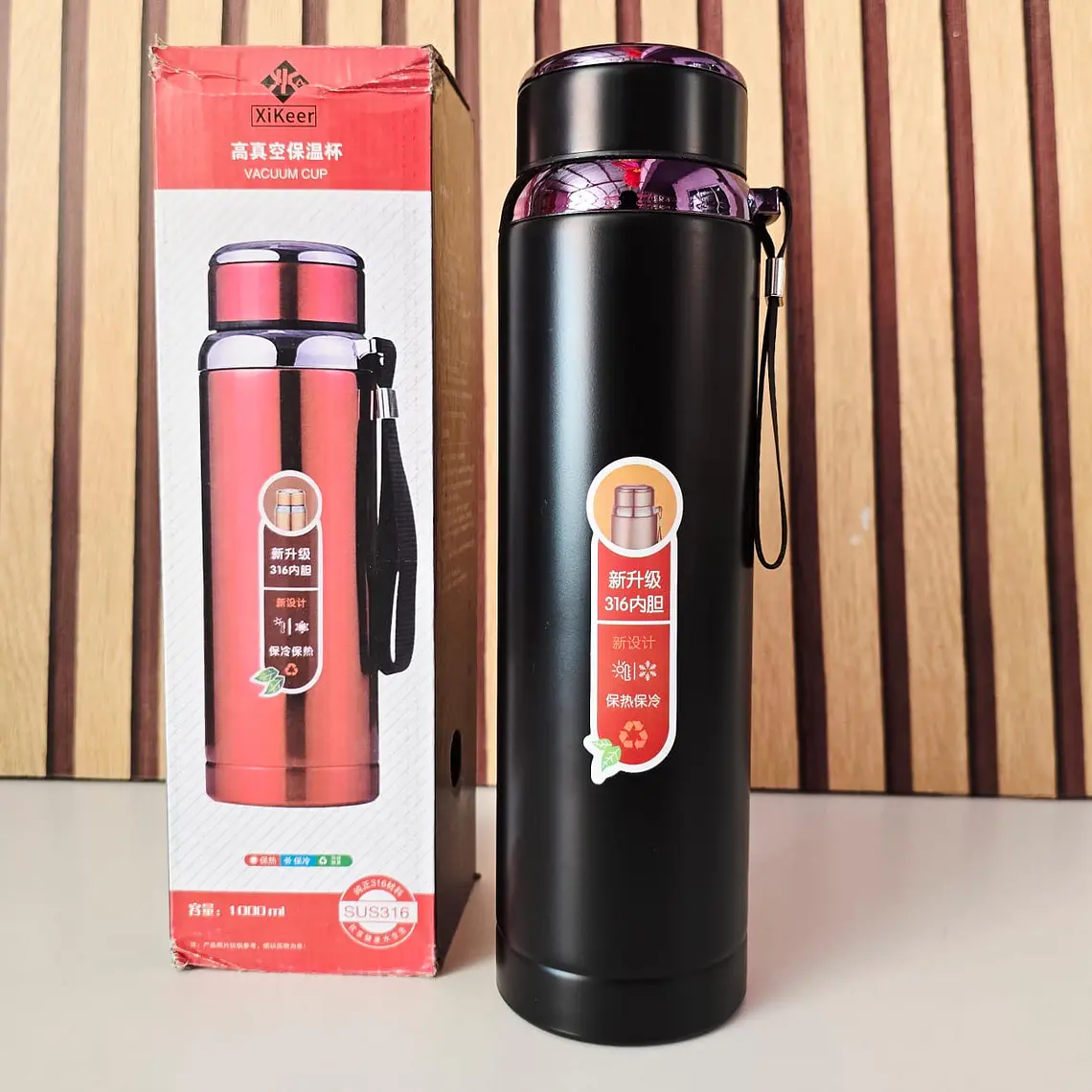 TERMO 1L COLORES METÁLICO LISOS MOD #25-TERMO-150 3