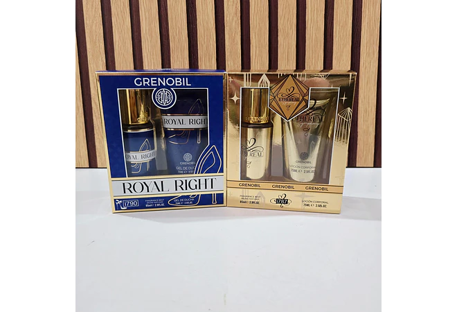 SET DE FRAGANCIA Y GEL-LOCION PARA DAMA 85/75 ML (GRENOBIL) MOD# i787 Y i790