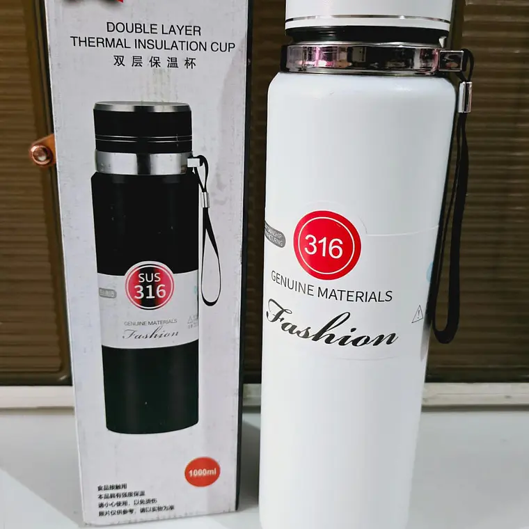 TERMO SUS 316 VACUUM DE 1 LITRO MOD# MB-63 (AGREGAR ESTAMPITA DEL MUNDIAL) 8