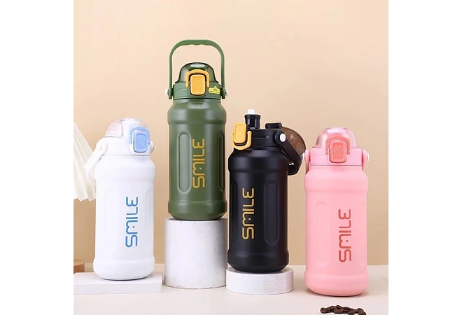 1100ML TERMO XPLORER SMILE  CON AGARRADERA MODEL #PYA-14