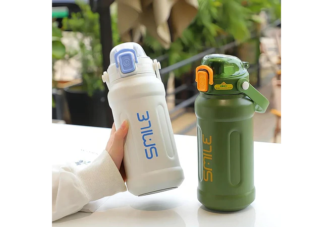 1100ML TERMO XPLORER SMILE  CON AGARRADERA MODEL #PYA-14