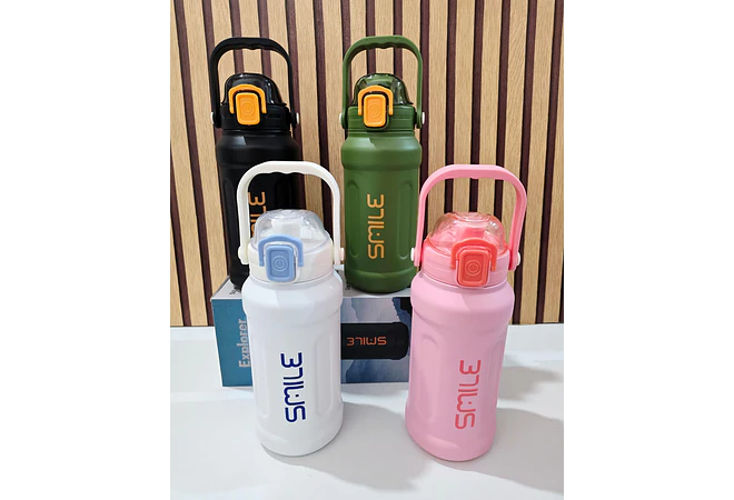 1100ML TERMO XPLORER SMILE  CON AGARRADERA MODEL #PYA-14