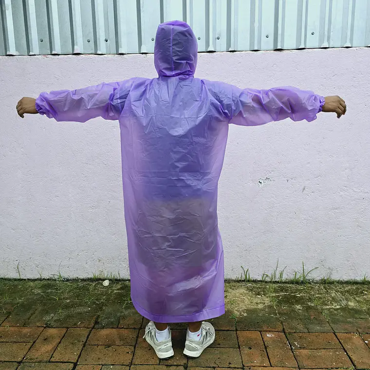 IMPERMEABLE ADULTO EVA RAINCOAT MOD #B1002 2