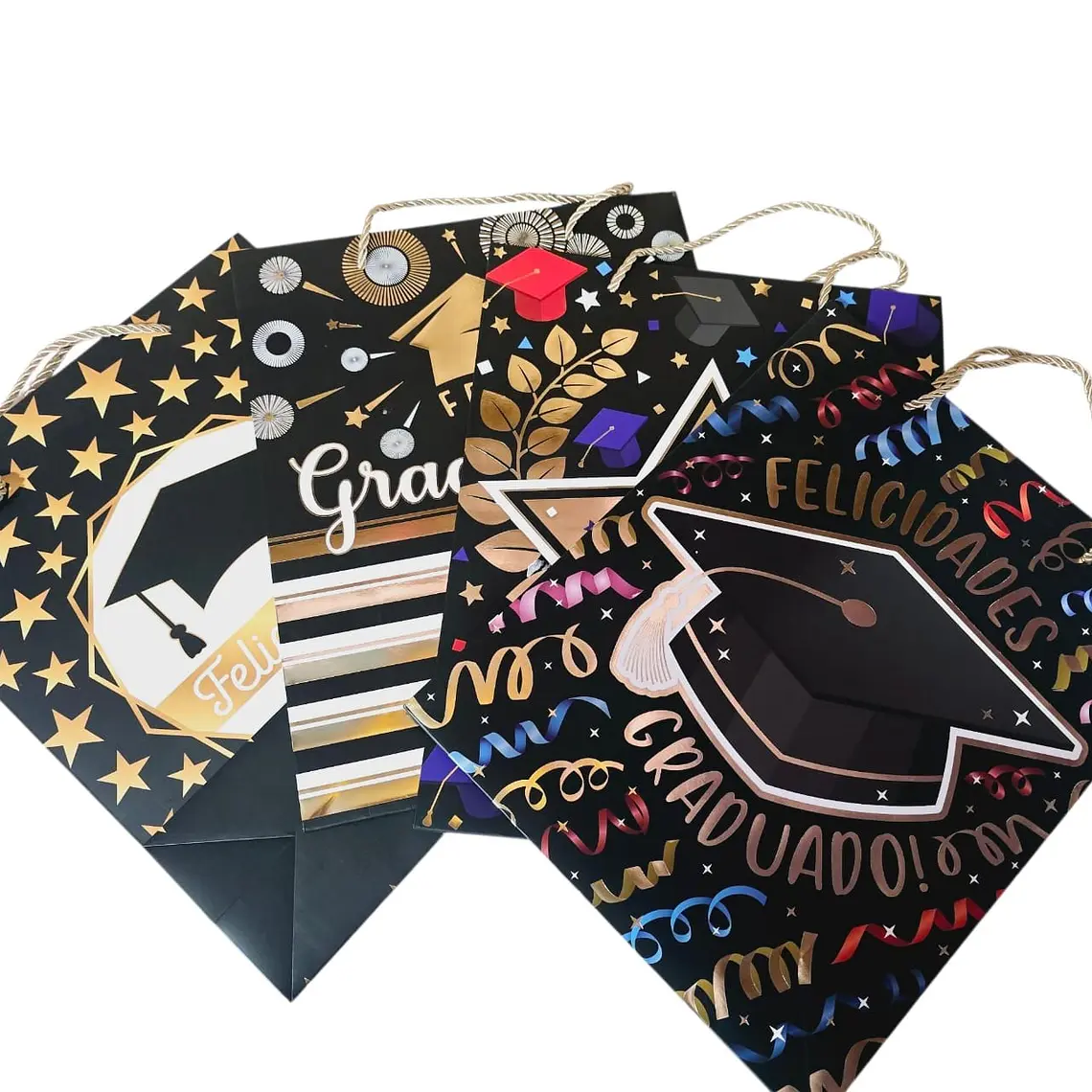 BOLSA MEDIANA PARA REGALO DISEÑO GRADUACIÓN MOD# 2117-M-12,3 Y 4🎓 1