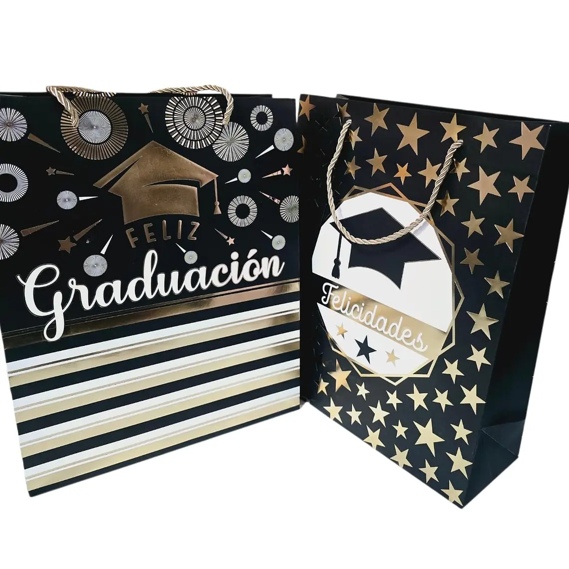 BOLSA MEDIANA PARA REGALO DISEÑO GRADUACIÓN MOD# 2117-M-12,3 Y 4🎓 2