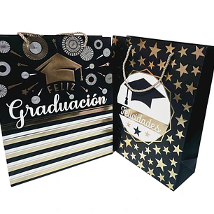 BOLSA MEDIANA PARA REGALO DISEÑO GRADUACIÓN MOD# 2117-M-12,3 Y 4🎓