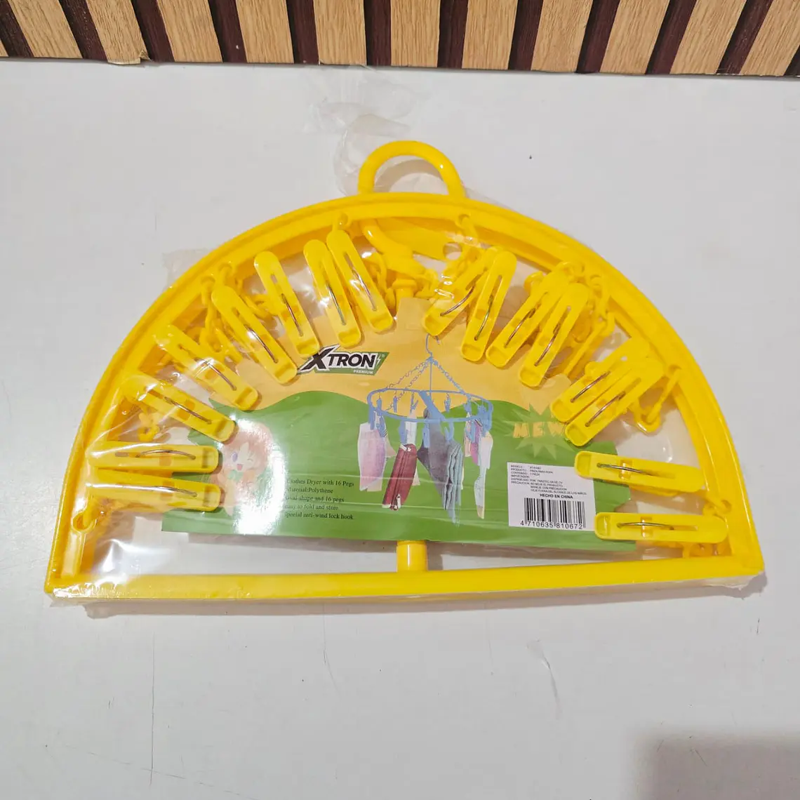 TENDEDERO CIRCULAR PARA ROPA CON PINZAS MOD# XT-81067 7