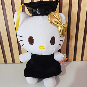PELUCHE HELLO KITTY DISEÑO GRADUACIÓN 🎓🧸