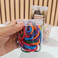 1 BOTECITO/TAPA BLANCA CON 50 DONITAS GRANDES DE COLORES (AL AZAR) MOD# WMD0009 - Miniatura 2