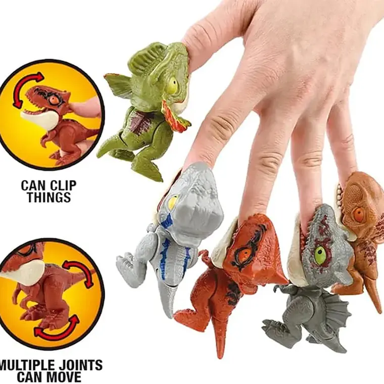 🦕JUGUETE DINOSAURIO (MORDELON PEQUEÑO) MOD# F62-15 AL AZAR🦖 6