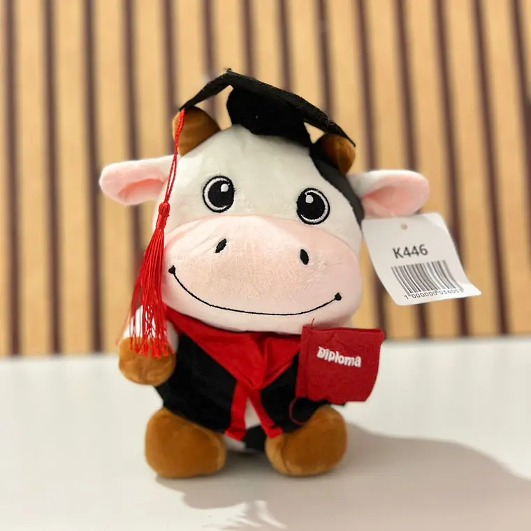 PELUCHE VAQUITA CON BIRRETE 🎓  MOD# Y446 GRADUACION 🐮 3