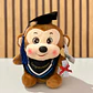 🐒 PELUCHE CHANGUITO CON BIRRETE 🎓  MOD# M287 GRADUACION - Miniatura 2