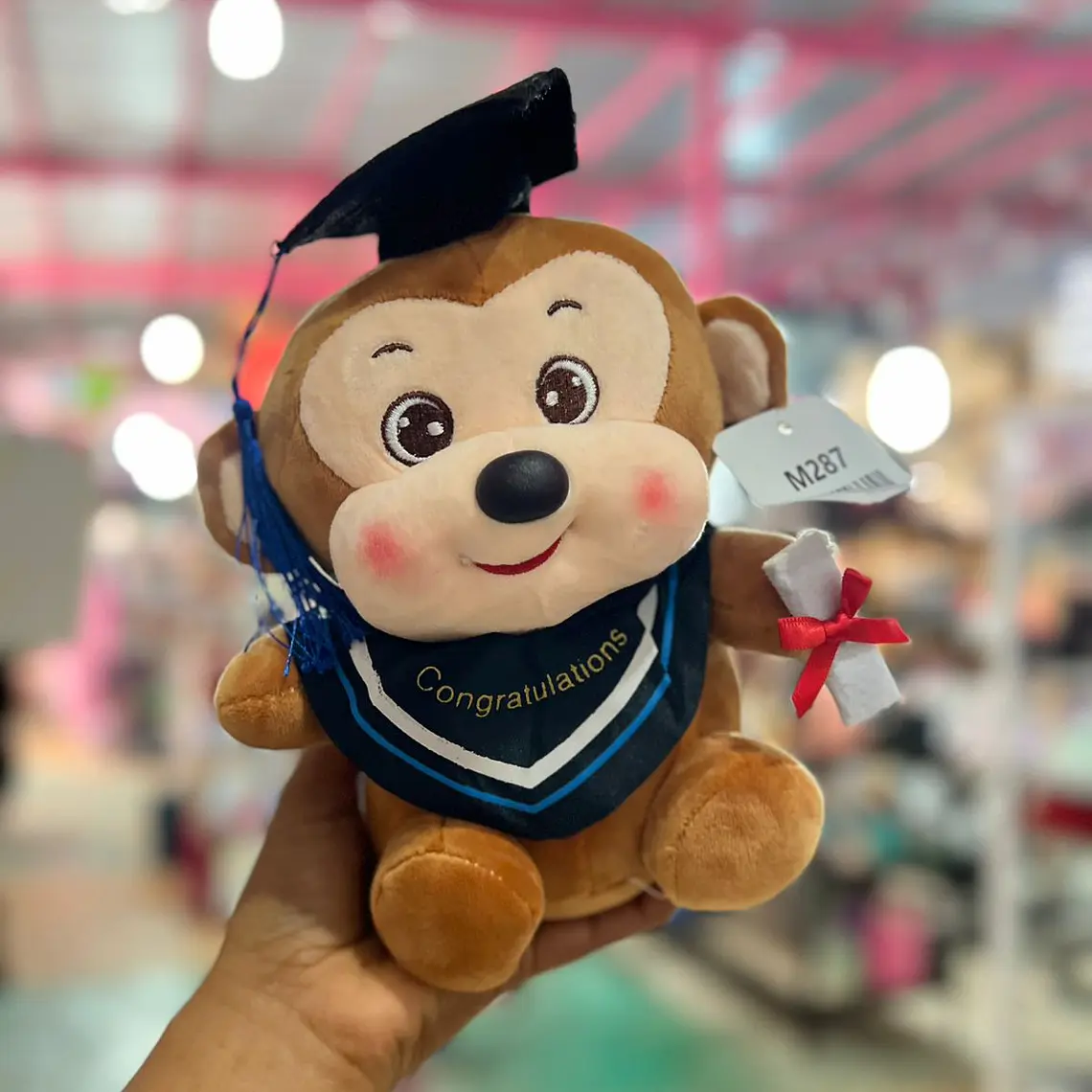 🐒 PELUCHE CHANGUITO CON BIRRETE 🎓  MOD# M287 GRADUACION 4
