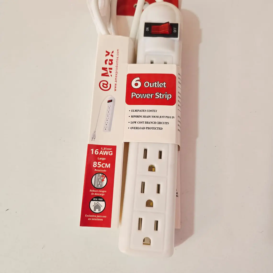 MULTICONTACTO CON 6 SALIDAS🔌 1