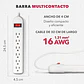MULTICONTACTO CON 6 SALIDAS🔌 - Miniatura 3
