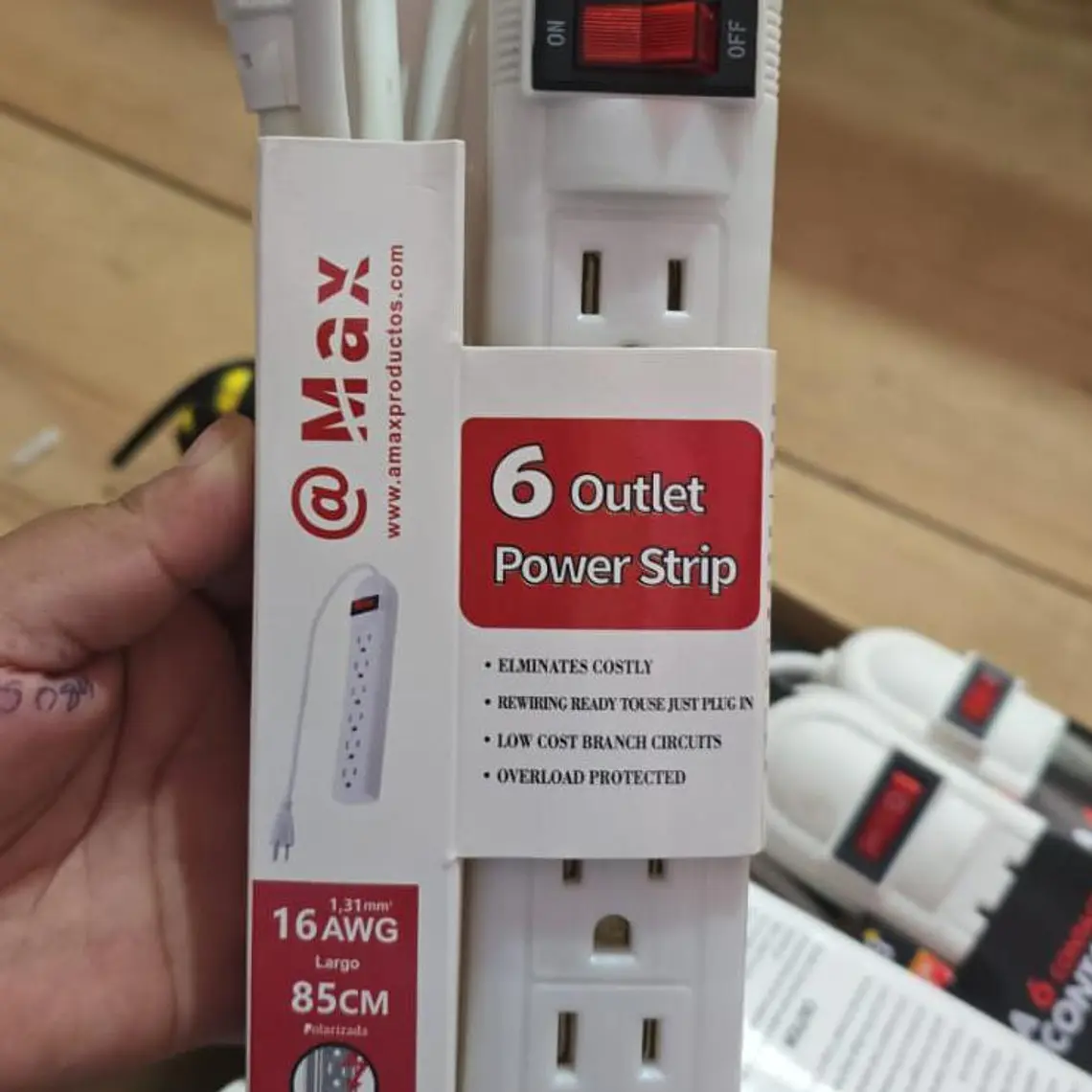 MULTICONTACTO CON 6 SALIDAS🔌 5