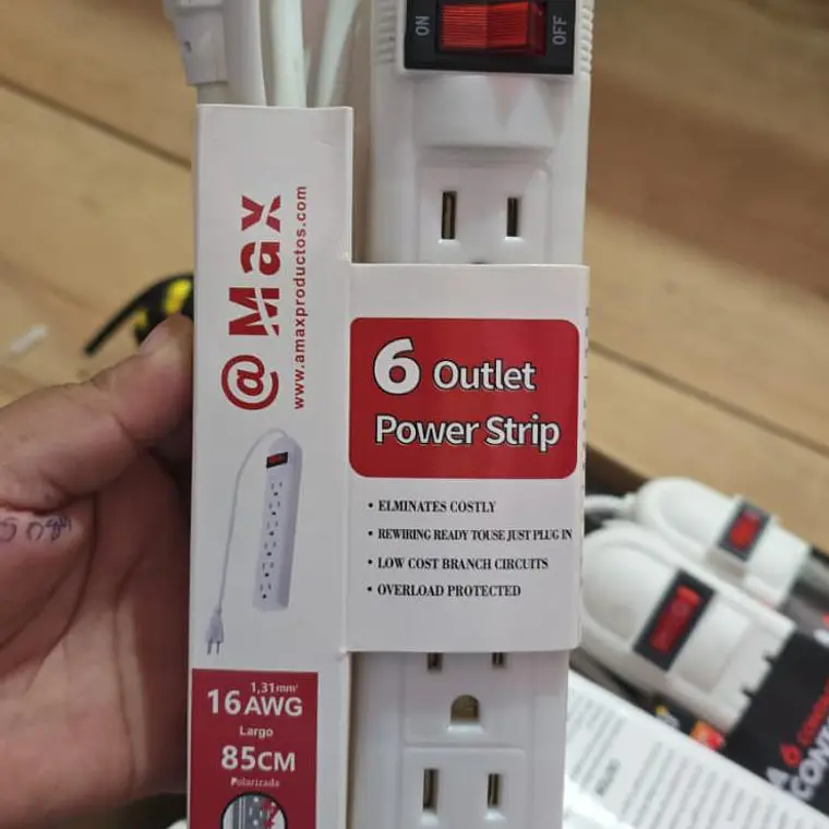 MULTICONTACTO CON 6 SALIDAS🔌 5