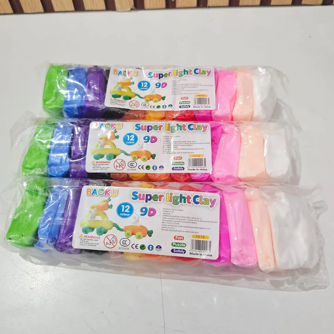 BOLSITA COM 12 FOMI MOLDEABLES(CONEJITO/ZANAHORIA) MOD# Z-39 🥕 🐇) 2