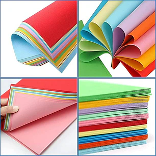 PAQ CON 100 HOJAS DE COLORES TAMAÑO CARTA MOD# VEZ-01