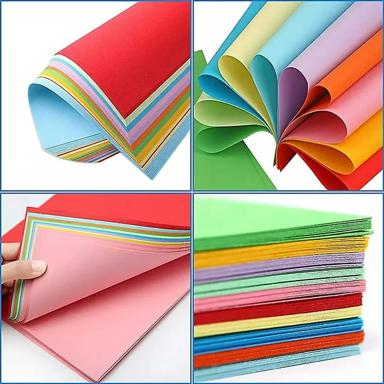 PAQ CON 100 HOJAS DE COLORES TAMAÑO CARTA MOD# VEZ-01 2