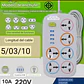 EXTENSIÓN MULTICONTACTO RECTANGULAR MOD#EN10 - Miniatura 6