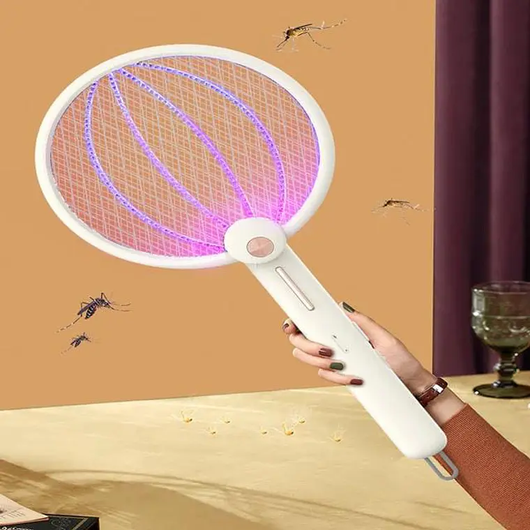 RAQUETA ELÉCTRICA RECARGABLE PARA MATAR MOSQUITOS MOD#RQ02 4