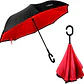 🌂☔SOMBRILLA REVERSIBLE NEGRA/ COLORES LISOS AL AZAR MOD#207☔☀️ - Miniatura 3