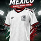 PLAYERA JERSEY MÉXICO JUGADOR BLANCA CALIDAD MAIKSPORT LOGO BORDADO  MUNDIAL - Miniatura 1