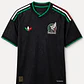PLAYERA JERSEY MÉXICO JUGADOR NEGRA LOGOS PLASTIFICADOS  MUNDIAL - Miniatura 1
