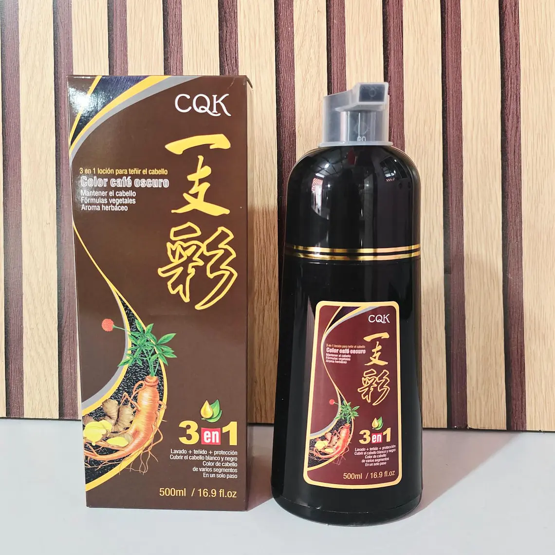 TINTE ESPUMOSO 3 EN 1 PARA CUBRIR CANAS DE 500ML 3