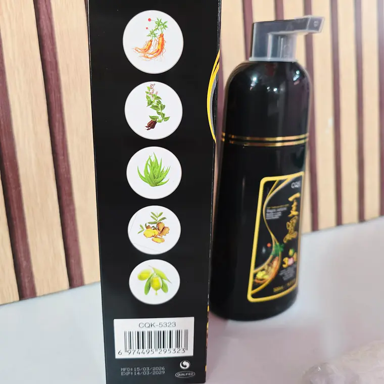 TINTE ESPUMOSO 3 EN 1 PARA CUBRIR CANAS DE 500ML 5