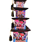 SET DE 4 CAJAS PARA GRADUACIÓN DIF TAMAÑOS PERSONAJES MOD#02 - Miniatura 4