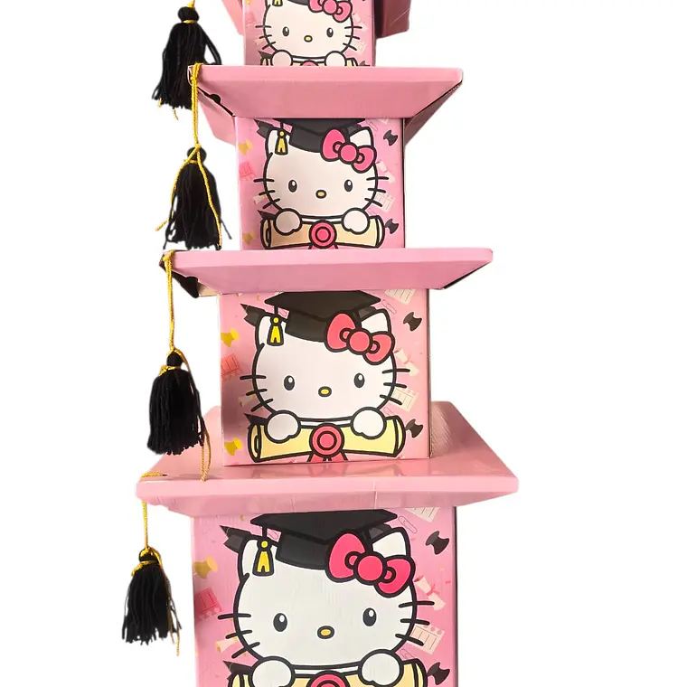 SET DE 4 CAJAS PARA GRADUACIÓN DIF TAMAÑOS PERSONAJES MOD#02 5