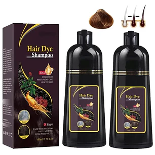 TINTE PARA CUBRIR CANAS (HAIR DYE) DE 500ML