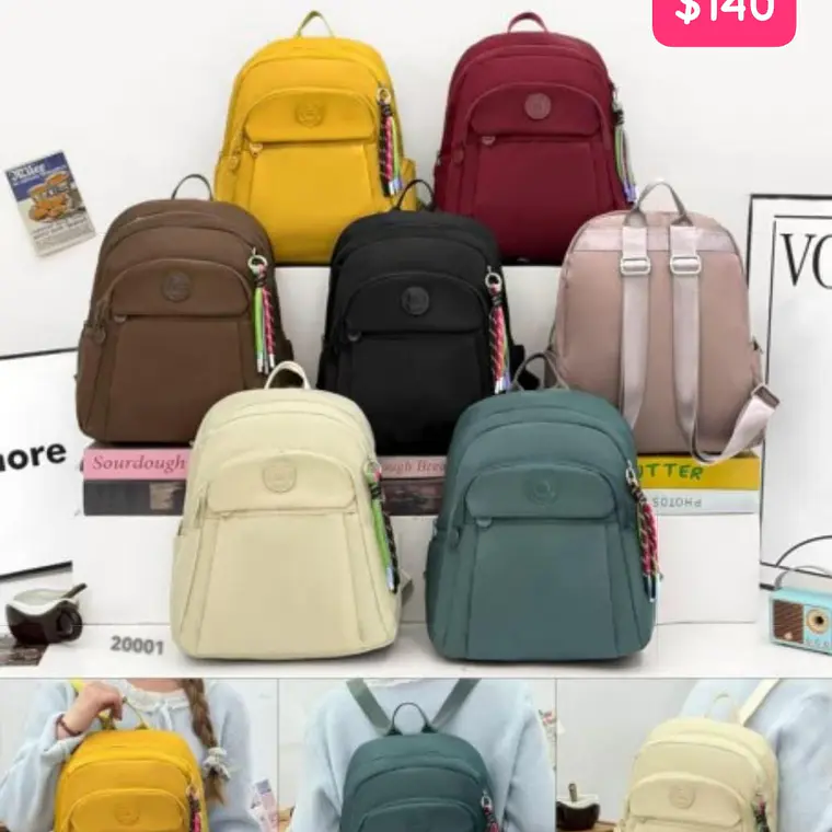 MOCHILA JUVENIL COLGANTE DE COLORES MOD# 1226-9 1