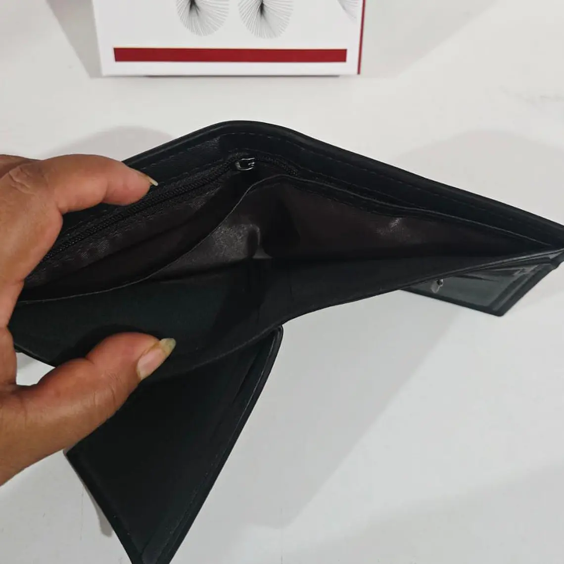 CARTERA PARA CABALLERO COM CIERRE AL AZAR MODELO#ZP-9 7