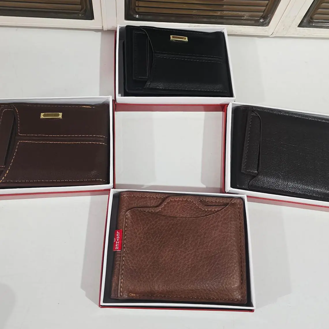 CARTERA PARA CABALLERO COM CIERRE AL AZAR MODELO#ZP-9 4