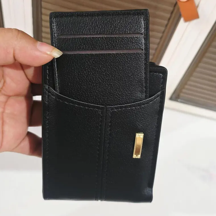 CARTERA PARA CABALLERO COM CIERRE AL AZAR MODELO#ZP-9 3