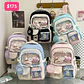 MOCHILA JUVENIL KAWAII (ENCAJE) MOD# 5090 - Miniatura 1