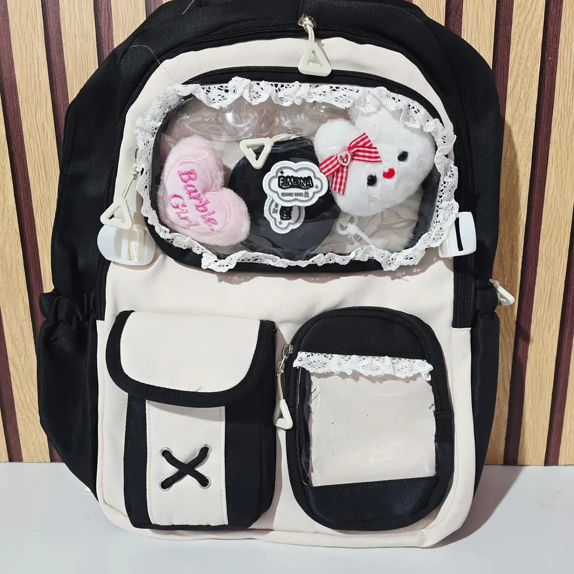 MOCHILA JUVENIL KAWAII (ENCAJE) MOD# 5090 6