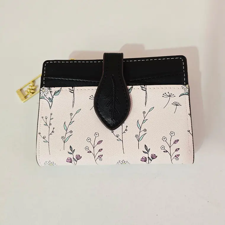 CARTERITA/MONEDERO BROCHE HOJITA MOD# 11878-13 2