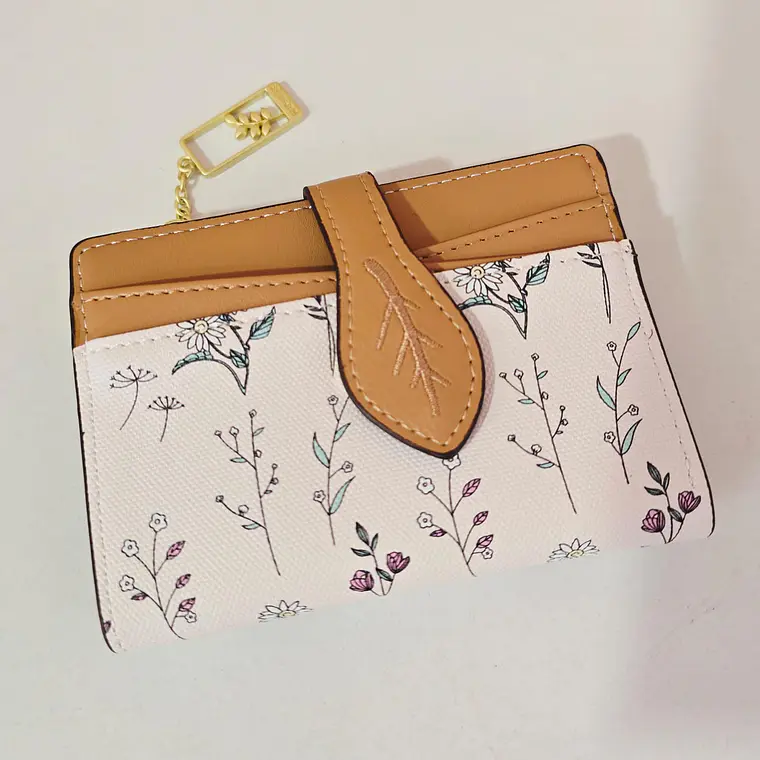 CARTERITA/MONEDERO BROCHE HOJITA MOD# 11878-13 4