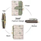 CARTERITA/MONEDERO BROCHE HOJITA MOD# 11878-13 - Miniatura 8