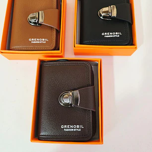 CARTERA/TARJETERO PARA CABALLERO GRENOBIL MOD# D40059