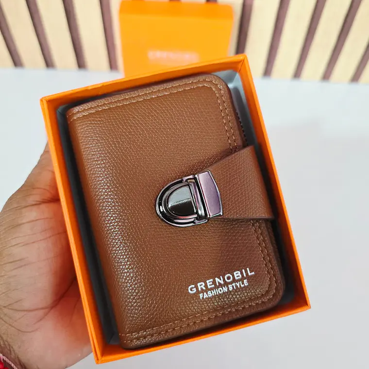 CARTERA/TARJETERO PARA CABALLERO GRENOBIL MOD# D40059 2