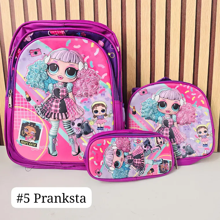 COMBO MOCHILA PARA PRIMARIA VARIOS PERSONAJES MOD# WN-112 5