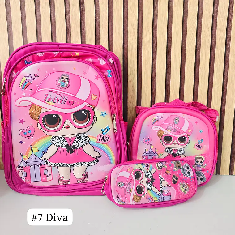 COMBO MOCHILA PARA PRIMARIA VARIOS PERSONAJES MOD# WN-112 7