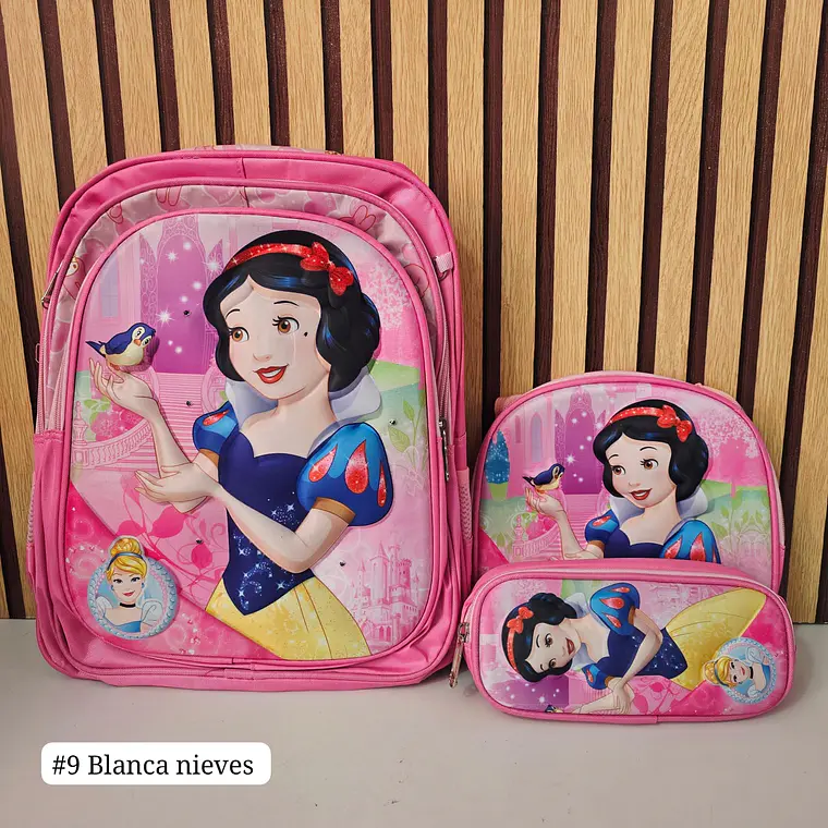 COMBO MOCHILA PARA PRIMARIA VARIOS PERSONAJES MOD# WN-112 9